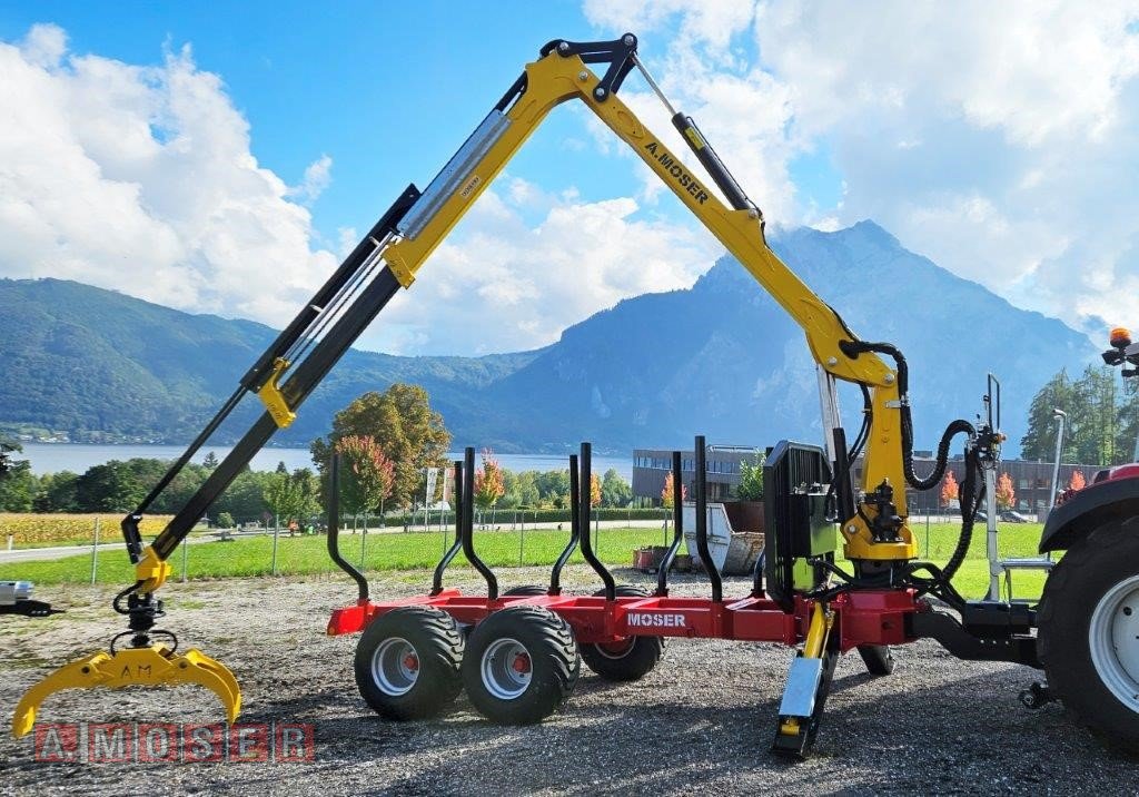 Rückewagen & Rückeanhänger a típus A. Moser Moser Forstanhänger MHD-11 mit Forstkran MKL-8,7, Neumaschine ekkor: Altmünster (Kép 1)