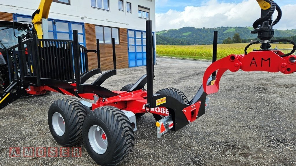 Rückewagen & Rückeanhänger Türe ait A. Moser MHL-9 Lenkachse mit MKD-6,9, Neumaschine içinde Altmünster (resim 2)