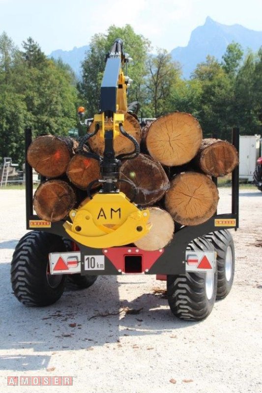 Rückewagen & Rückeanhänger Türe ait A. Moser MHL-9 Lenkachse mit MKD-6,9, Neumaschine içinde Altmünster (resim 7)