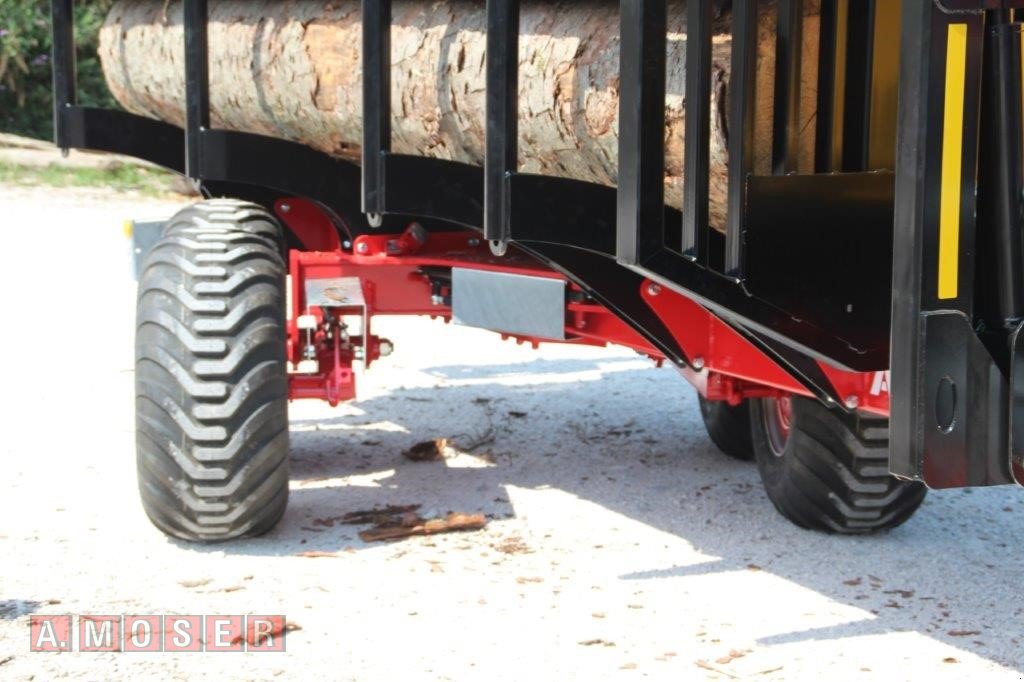 Rückewagen & Rückeanhänger Türe ait A. Moser MHL-9 Lenkachse mit MKD-6,9, Neumaschine içinde Altmünster (resim 10)