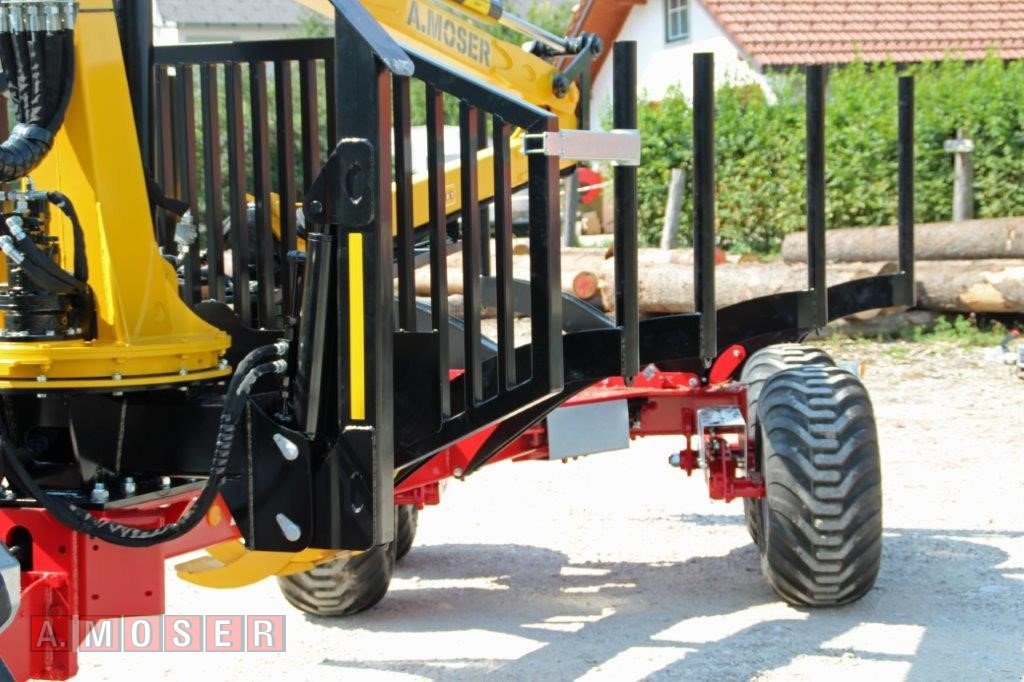 Rückewagen & Rückeanhänger Türe ait A. Moser MHL-9 Lenkachse mit MKD-6,9, Neumaschine içinde Altmünster (resim 11)