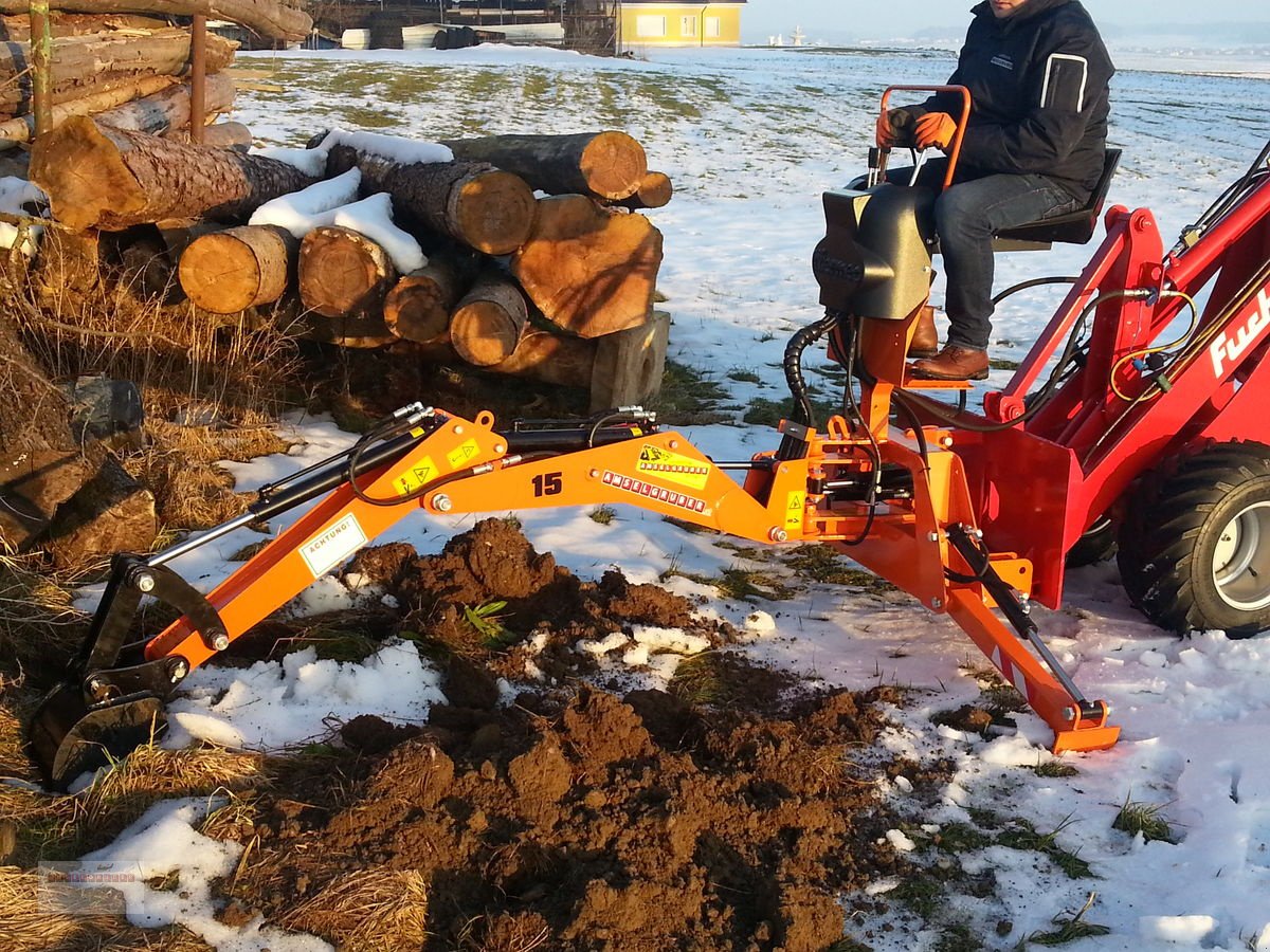 Hoflader typu Fuchs Anbaubagger für Hoflader & Radlader, Gebrauchtmaschine w Tarsdorf (Zdjęcie 3)