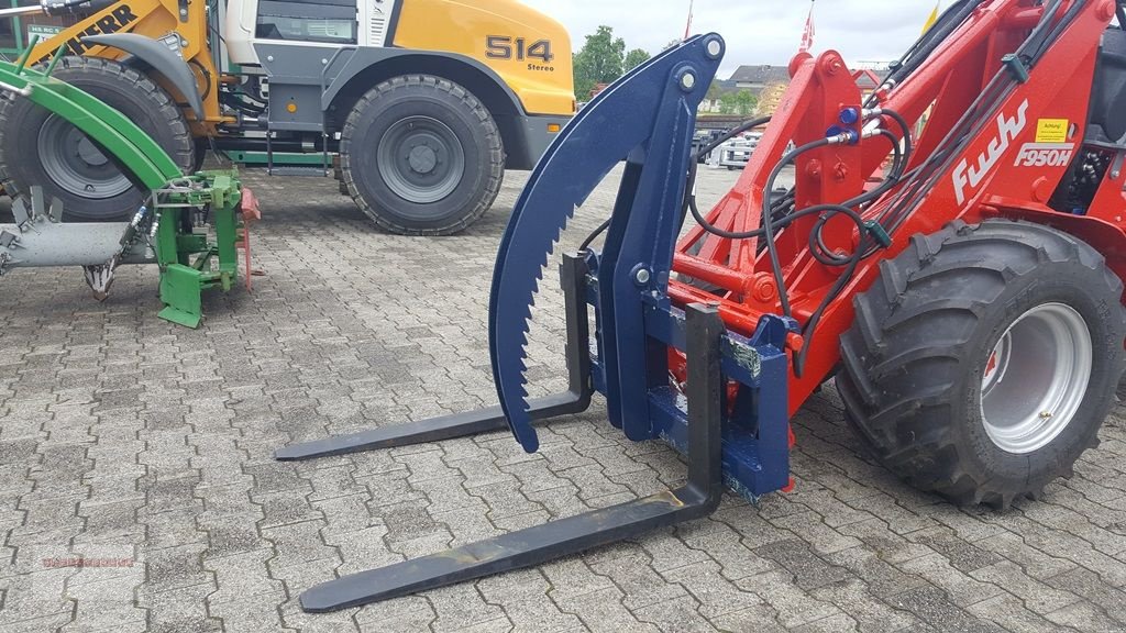 Hoflader tip Fuchs Holzgreifer Palettengabel mit Niederhalter hydrl, Gebrauchtmaschine in Tarsdorf (Poză 2)
