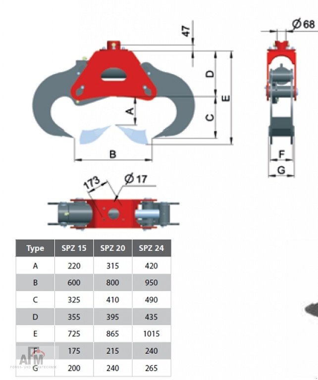 Zubehör del tipo Palfinger FG27, FG37, FG43S; FG31R, Neumaschine In Haibach (Immagine 8)