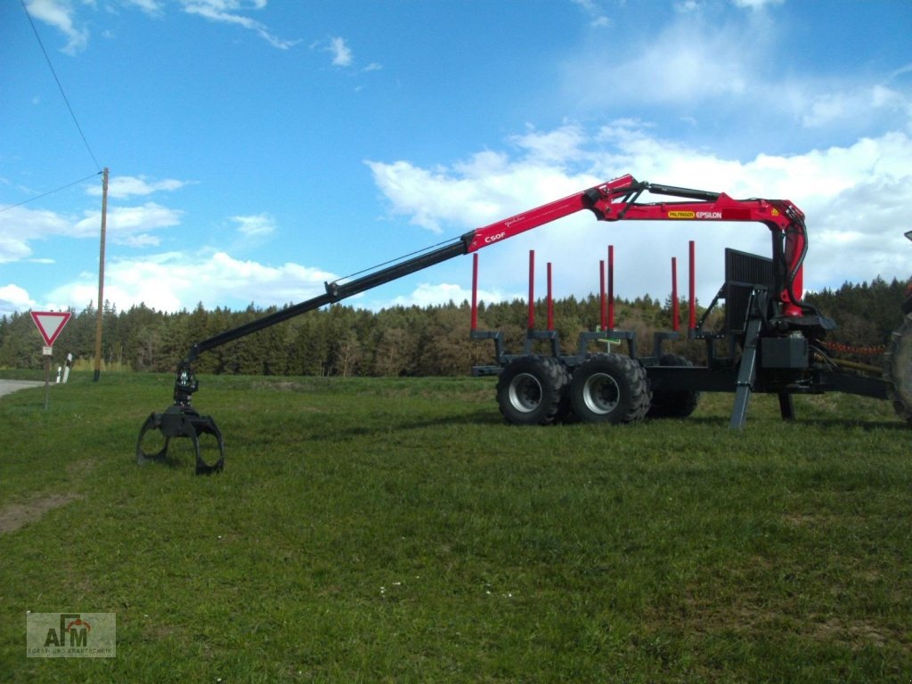 Rückewagen & Rückeanhänger a típus alle AFM Profi mit EPSILON-Kran, Neumaschine ekkor: Bodenwöhr/ Taxöldern (Kép 2)